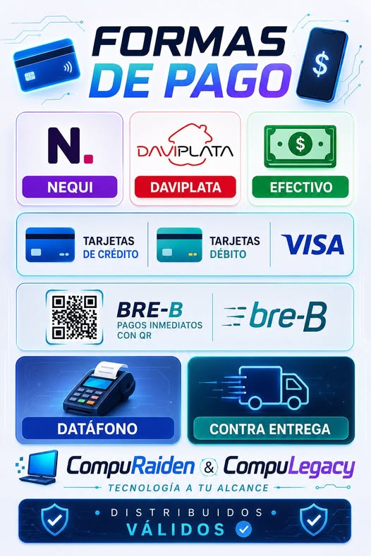 Formas de pago